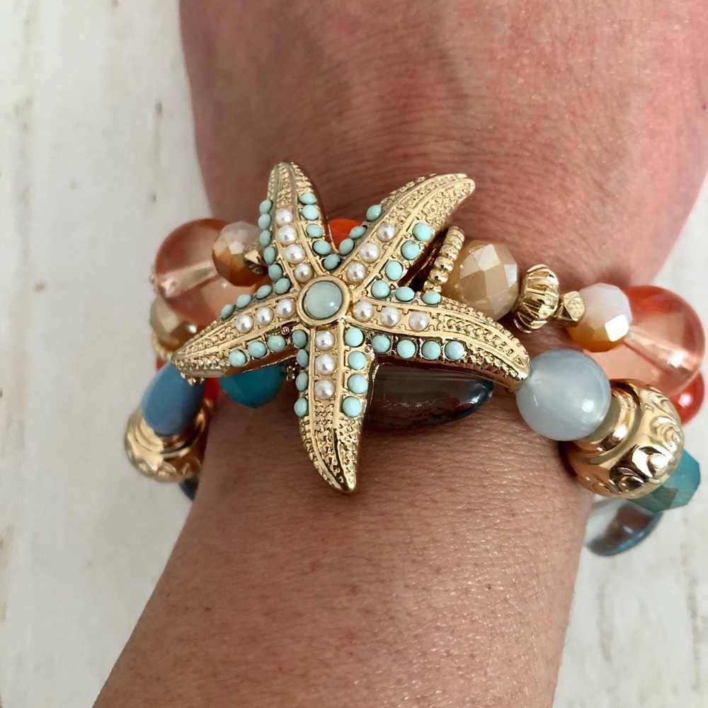 NWOT- Beautiful Starfish Bracelet
